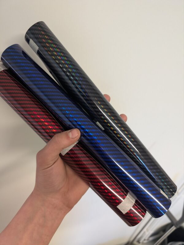 Holo carbon teippi 30x75cm  - Eri värejä - Image 2